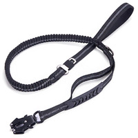 Retractable Dog Leash Shock Absorbing Tactical Training Reflective Traction Rope
