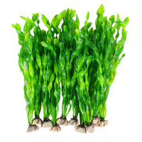 10Pcs Artificial Seaweed Water Plants For Aquarium Plastic Fish Tank Plant Decor