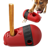 2 in 1 Interactive Treat Dispensing Dog Toys Bully Stick Holder Adjustable Dog Treat Holder