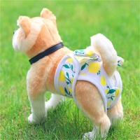 2 Pcs Female Dog Diaper Sanitary Panties With Adjustable Washable Reusable Doggie Diapers