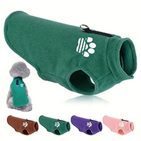 2 Pack Cozy Fleece Dog Sweater Winter Pet Clothes Pullover Style Pet Apparel Warmth Dog Vest