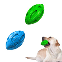 Squeaky Dog Toys for Aggressive Chewers Rubber Puppy Chew Ball with Squeake