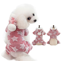 Puppy Dog Hoodie Clothing Fleeced Dog Hoodie Warm Flannel