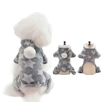 Puppy Dog Hoodie Clothing Fleeced Dog Hoodie Warm Flannel
