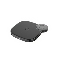2 in 1 Multi-functional Wireless Charger pad-Black