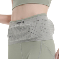 Running Waist Belt Bag Sports Fanny Pack Mobile Phone Bag Gym Running Bag-Gray