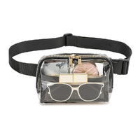 Transparent Waist Bag Nylon Waterproof Chest Bag Outdoor Sports Crossbody Bag