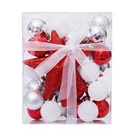 30Pcs Christmas ball tree decoration home decoration party wedding decorations