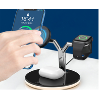Three in one Magnet Fast Wireless Charger For iPhone12,Apple Watch
